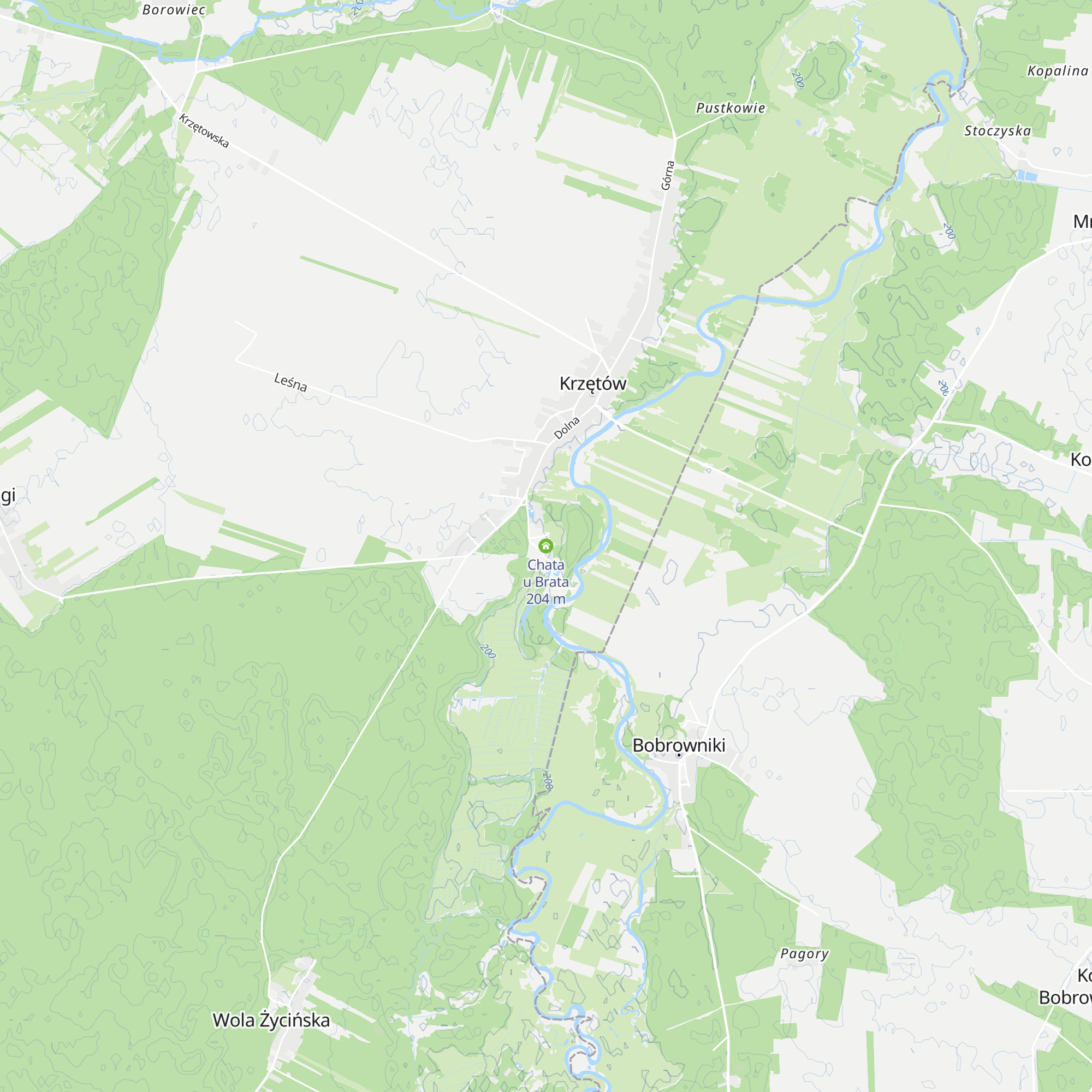Chata u Brata map