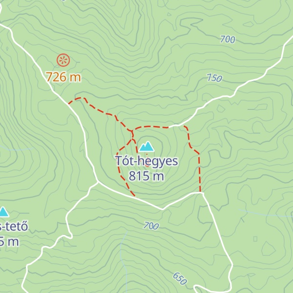 Map of Tót-hegyes