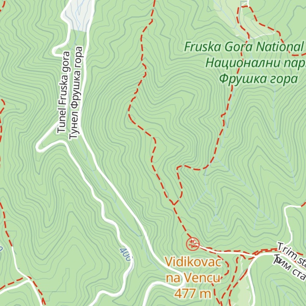 Map of Crni čot