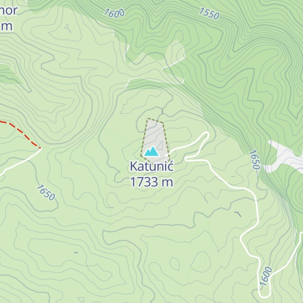 Map of Katunić