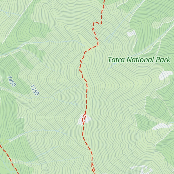 Map of Suchy Wierch Ornaczański