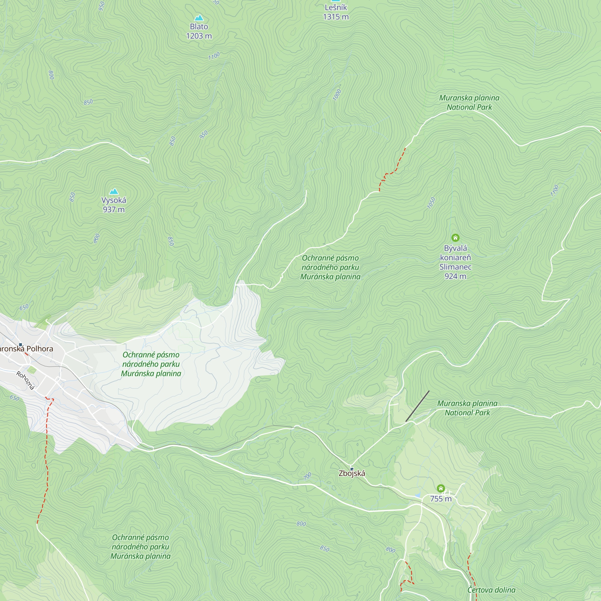 Chata Fylagória map