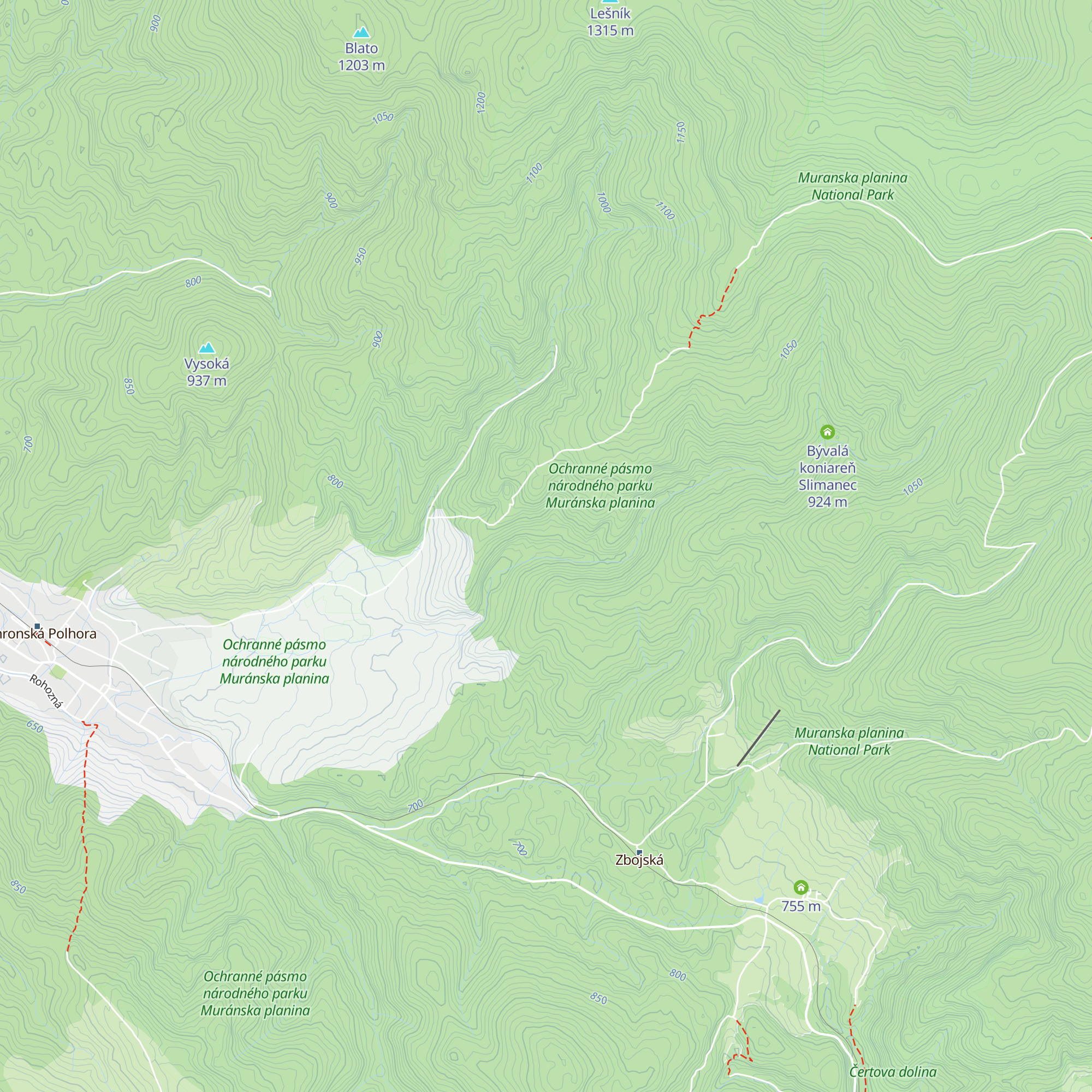 Chata Fylagória map