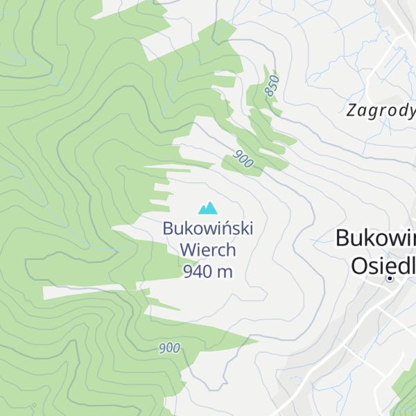 Map of Bukowiński Wierch