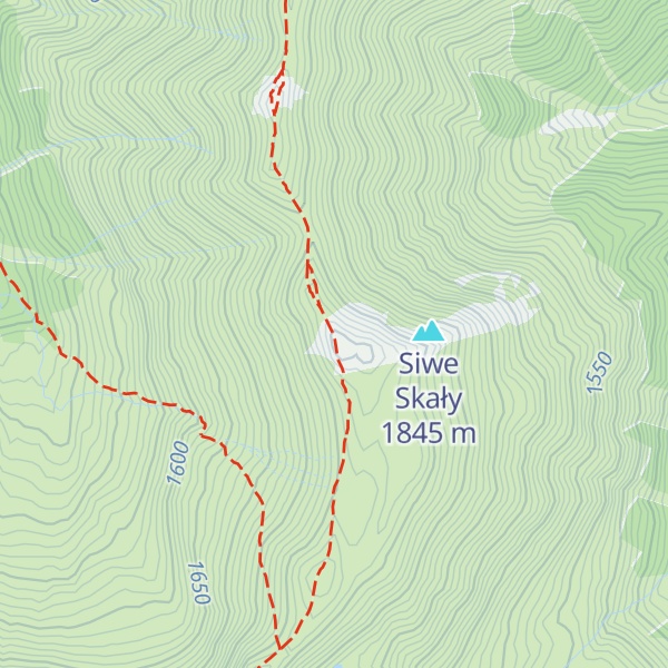 Map of Zadni Ornak
