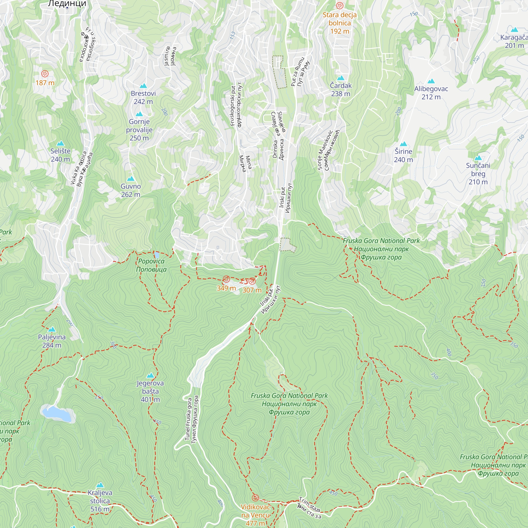 Planinarska kuća „Orlovo gnezdo-Jugodent” map