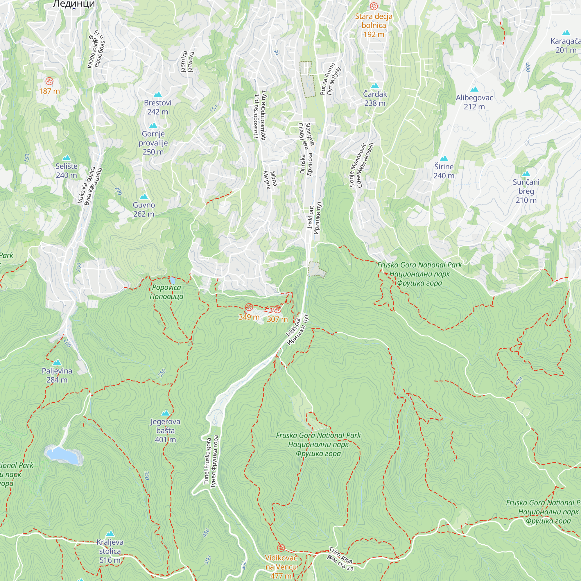 Planinarska kuća „Orlovo gnezdo-Jugodent” map