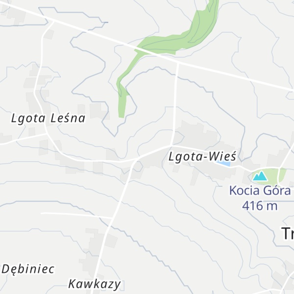 Map of Banachowa Góra