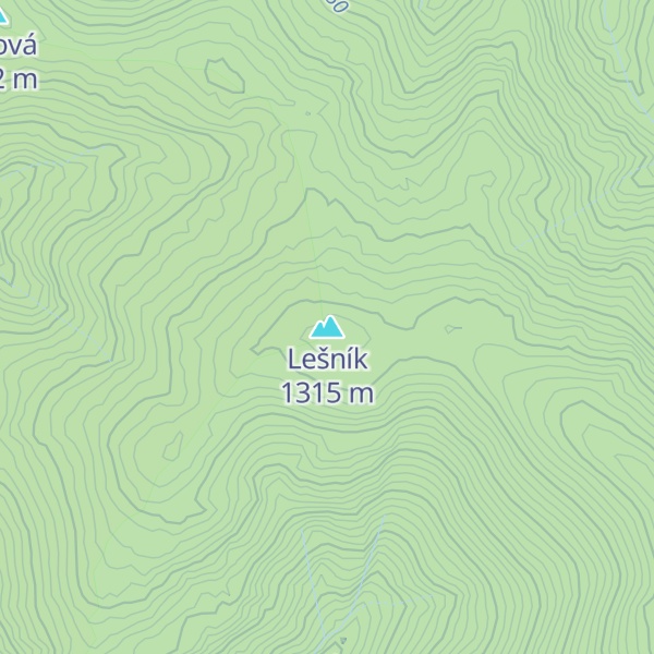 Map of Lešník