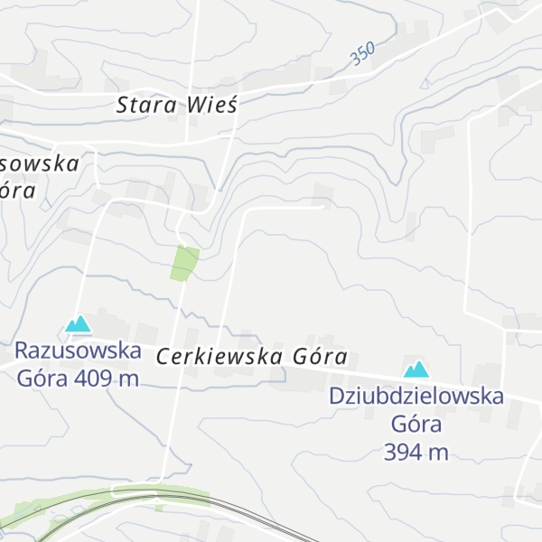 Map of Cerkiewska Góra