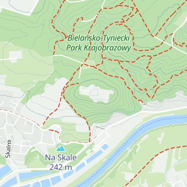 Map of Srebrna Góra