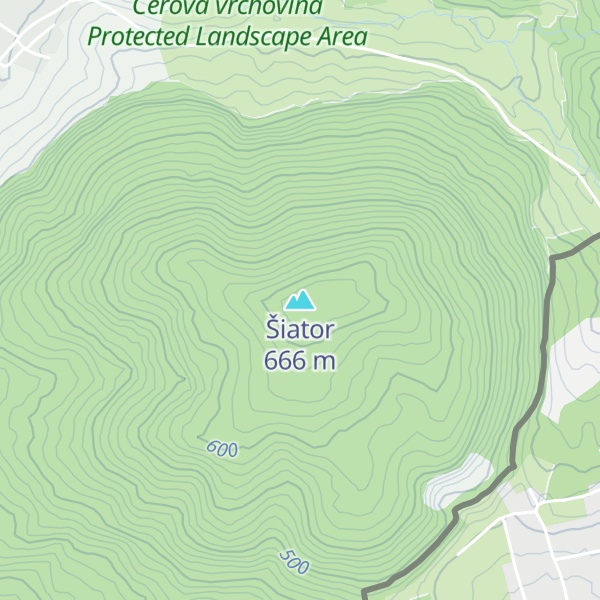 Map of Šiator