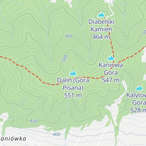 Map of Dalin (Góra Pisana)