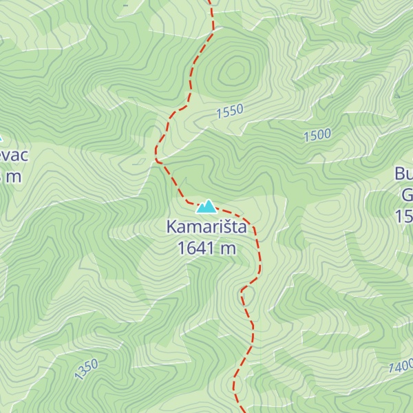 Map of Kamarišta