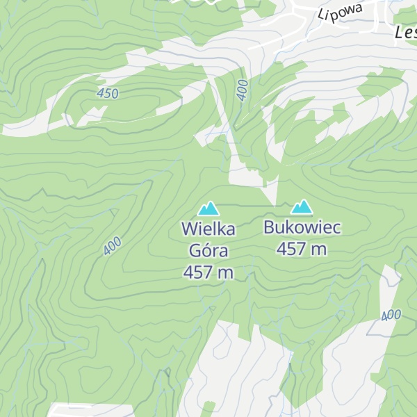 Map of Wielka Góra