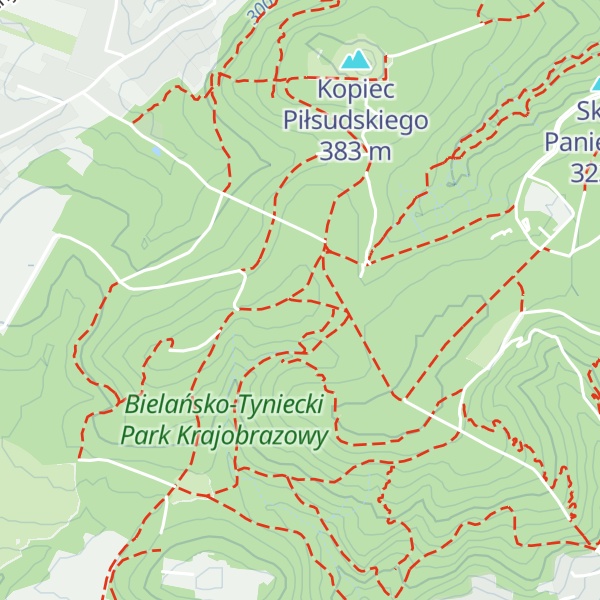Map of Ostra Góra