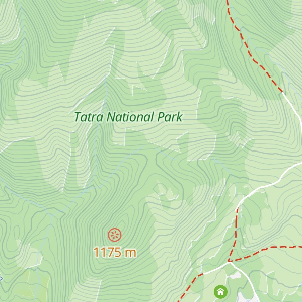Map of Suchý Hrádok