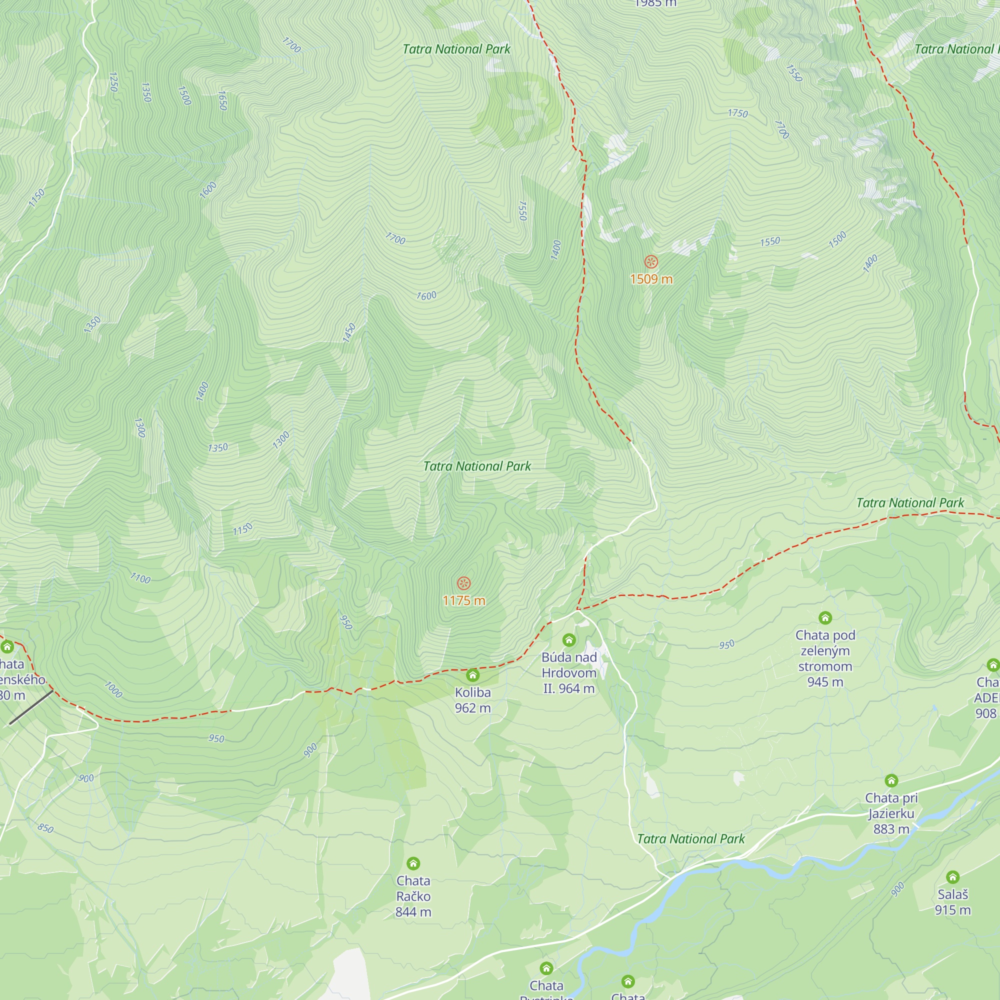 Suchý Hrádok map