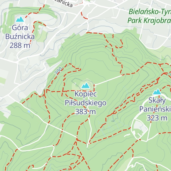 Map of Kopiec Piłsudskiego
