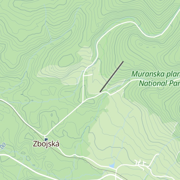 Map of Chata Zbojská