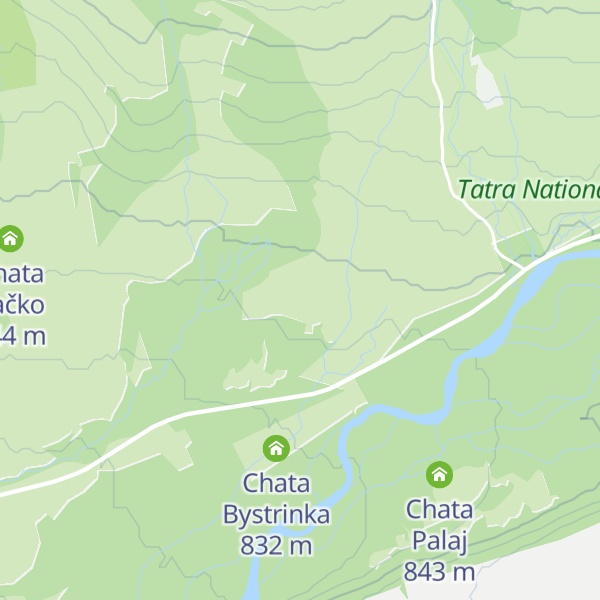Map of Chata Limba pod Kriváňom