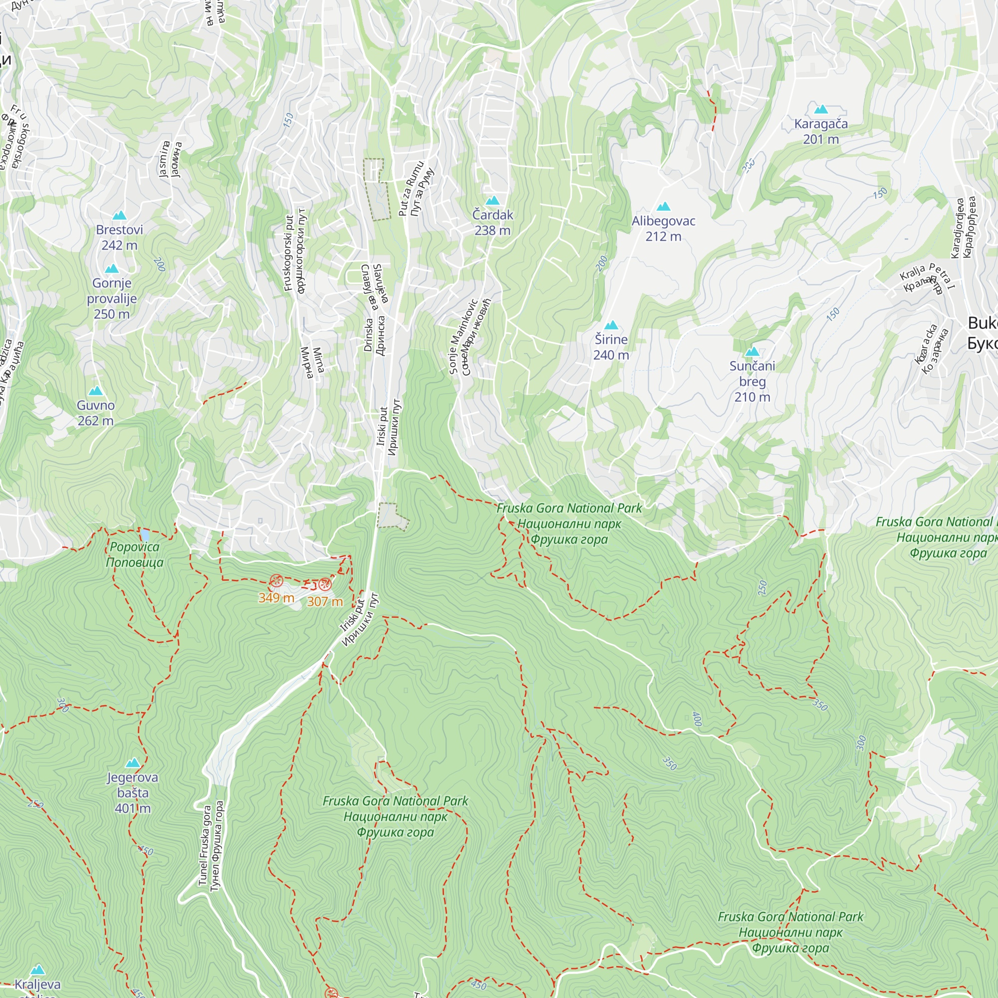 Planinarski dom „Zanatlija” map