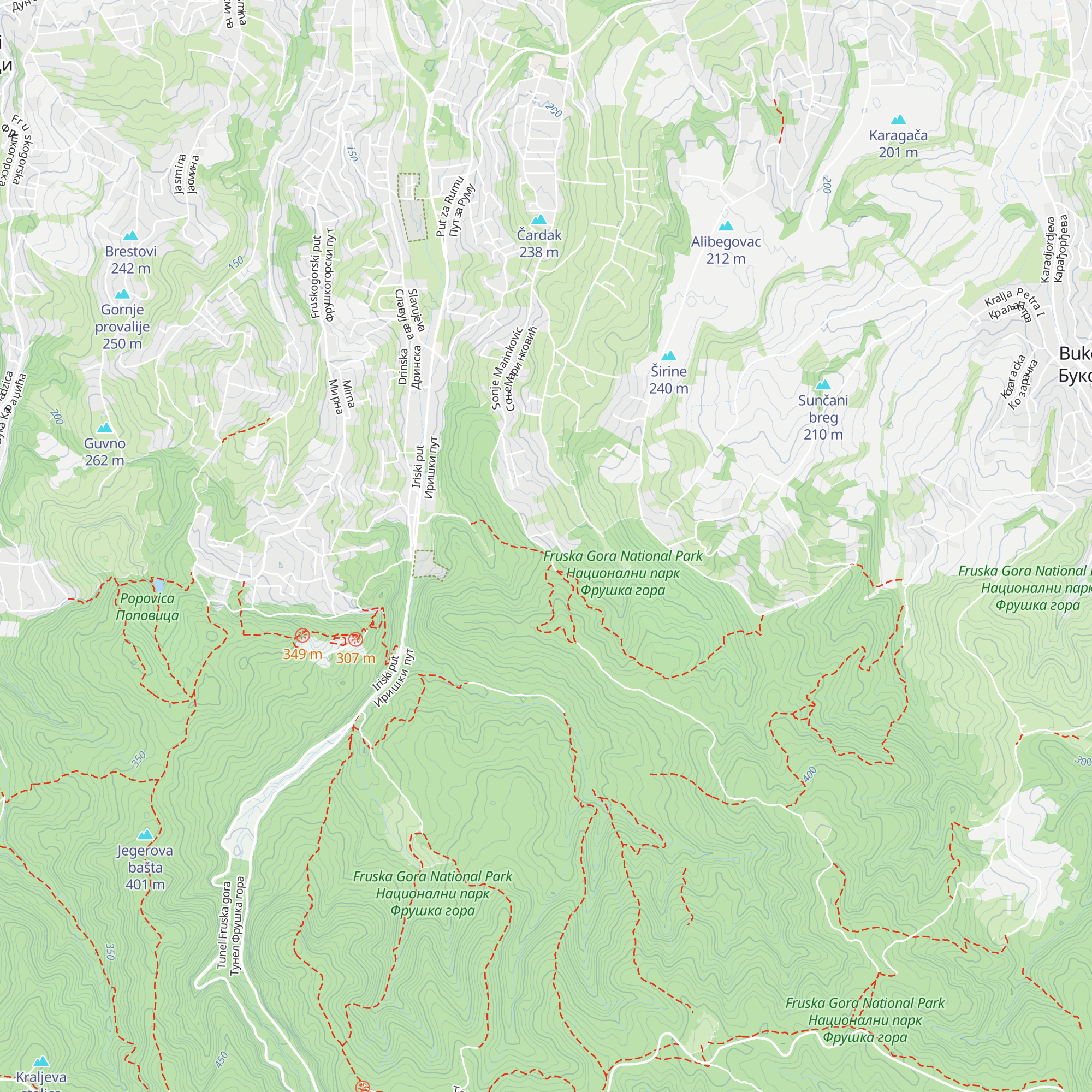 Planinarski dom „Zanatlija” map
