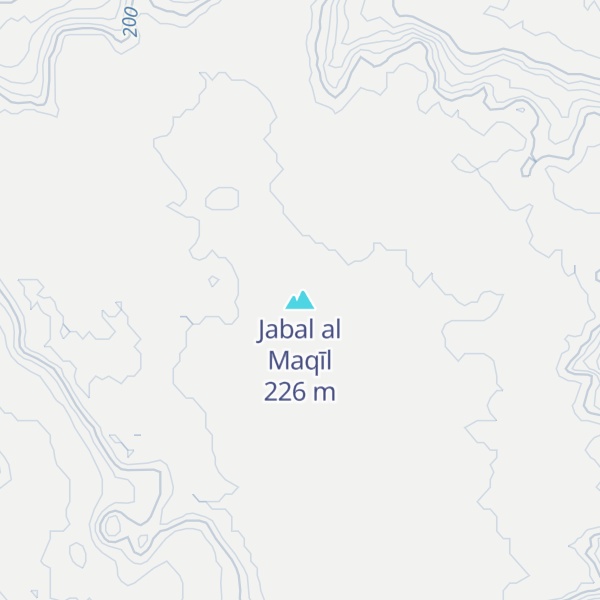 Map of Jabal al Maqīl
