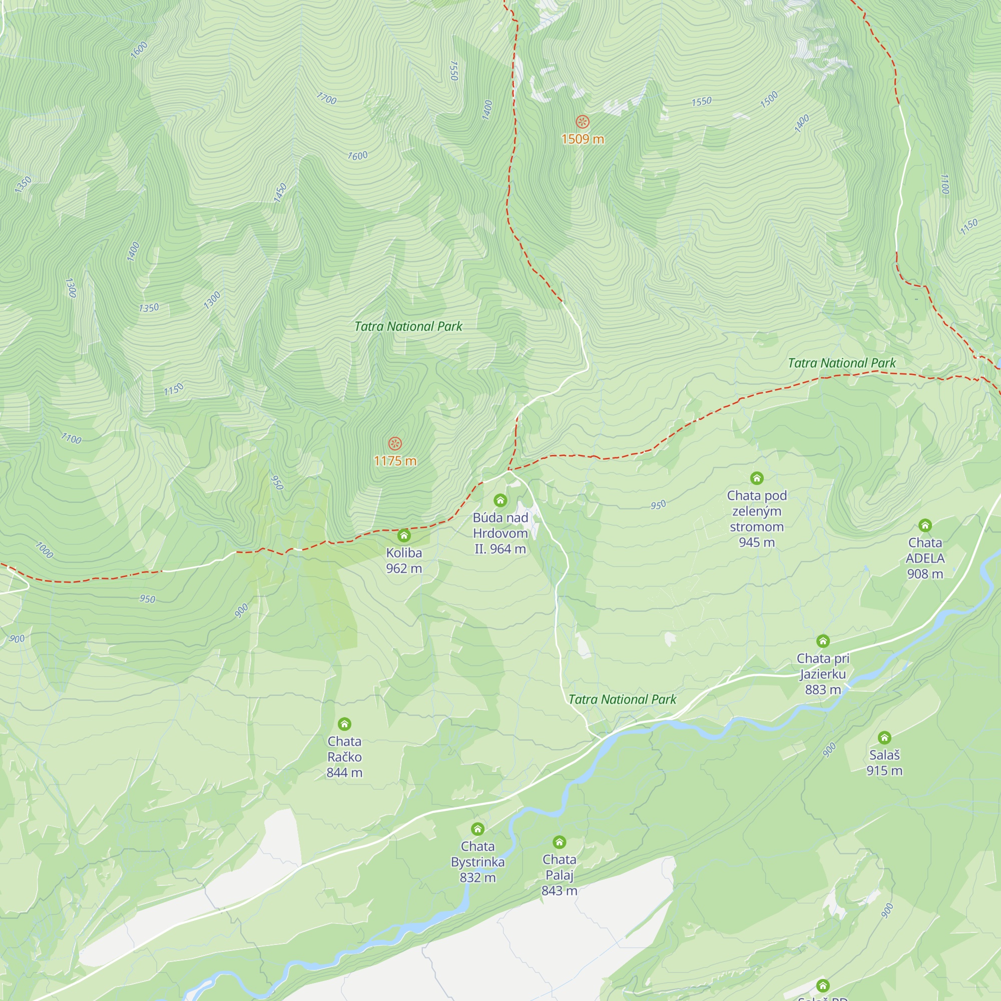 Búda nad Hrdovom II. map