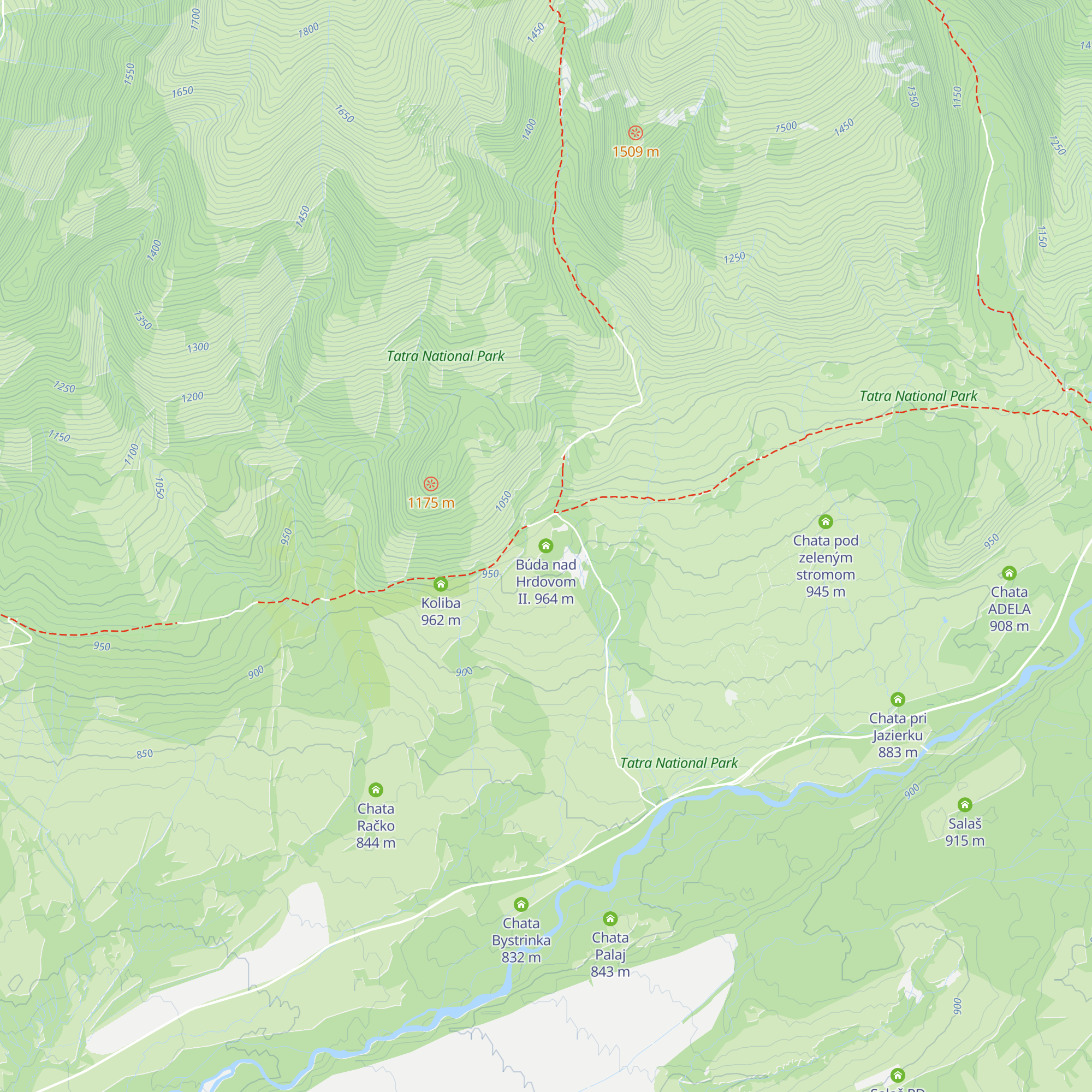 Búda nad Hrdovom II. map