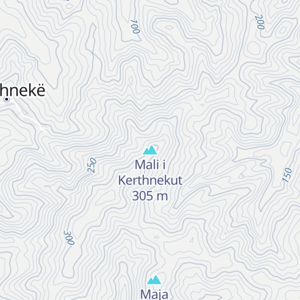 Map of Mali i Kerthnekut