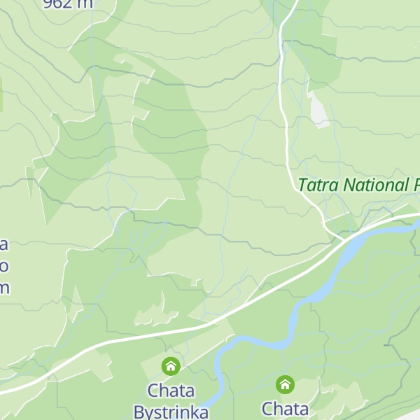Map of Chata na Priedomí