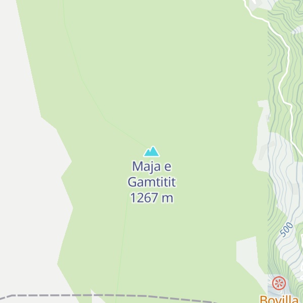 Map of Maja e Gamtitit