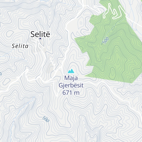 Map of Maja Gjerbësit
