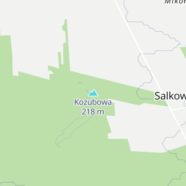 Map of Kozubowa