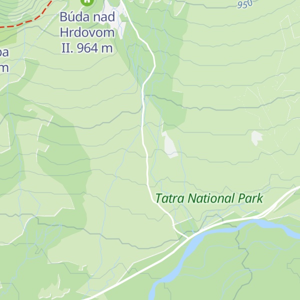 Map of Chata Rudko
