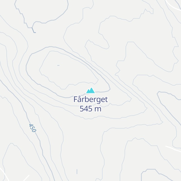 Map of Fårberget