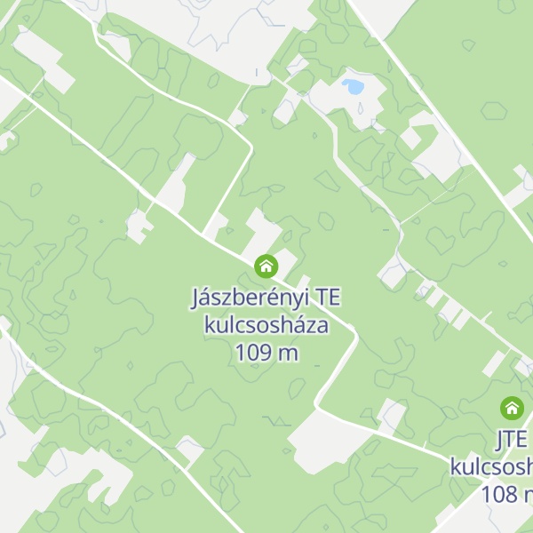 Map of Jászberényi TE kulcsosháza