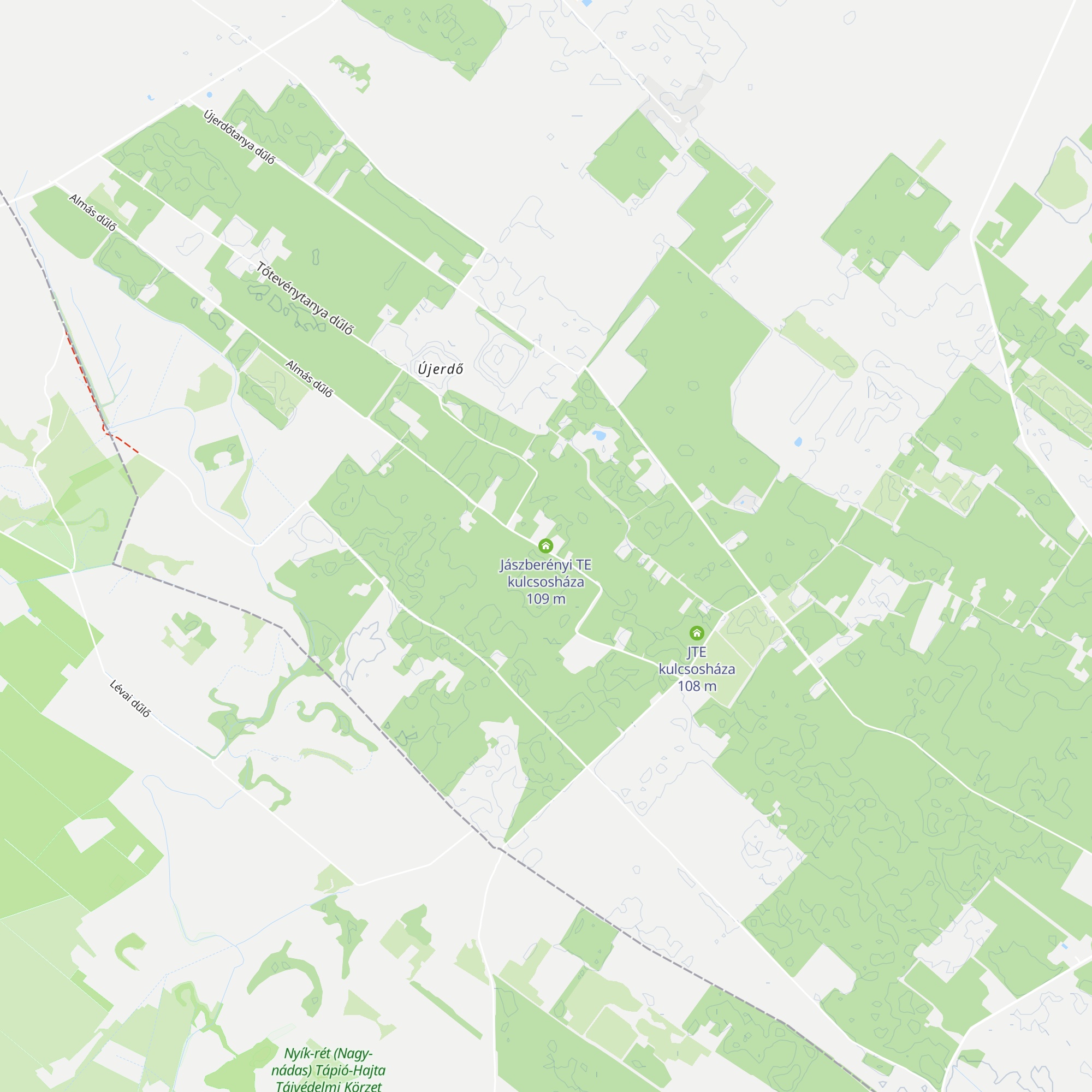 Jászberényi TE kulcsosháza map
