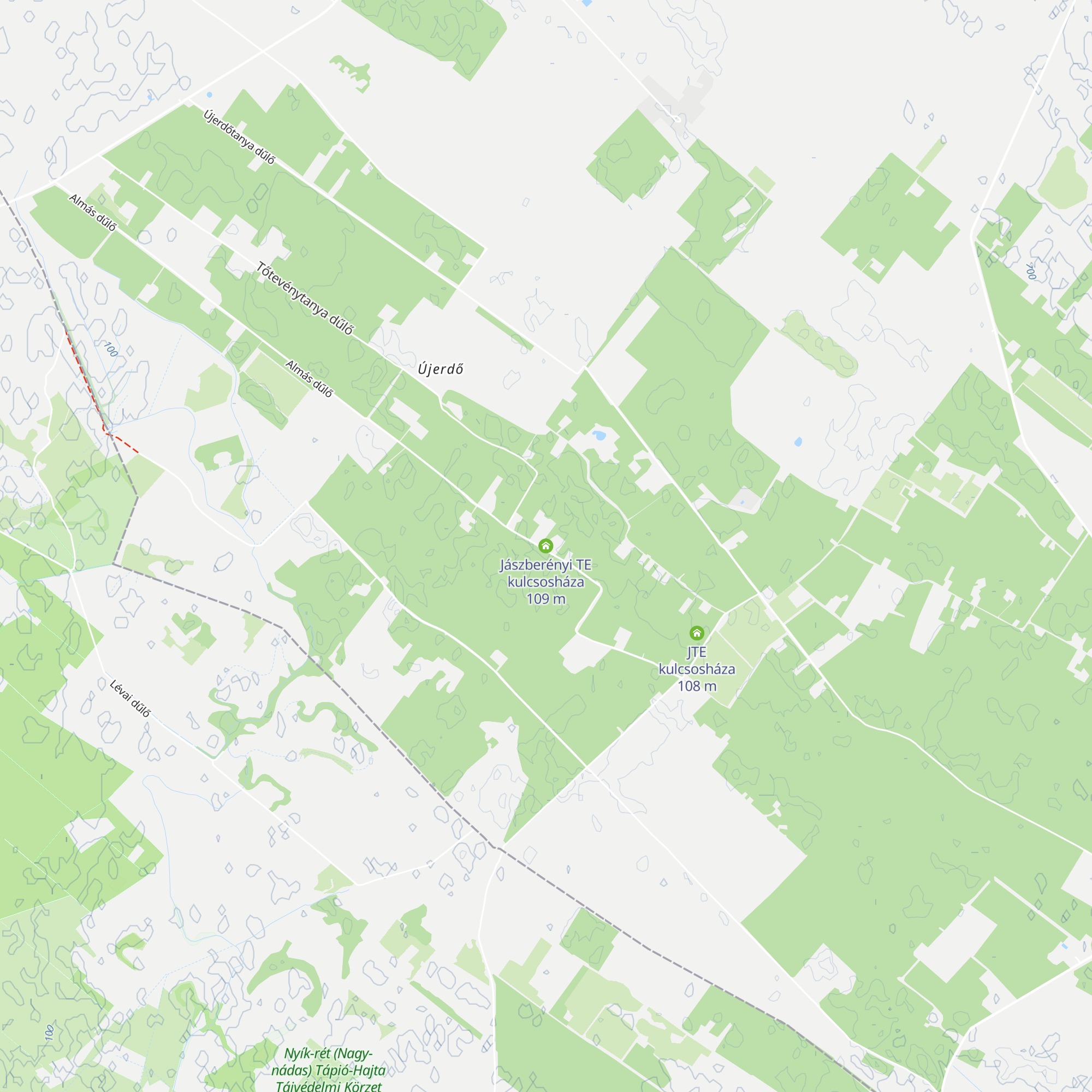 Jászberényi TE kulcsosháza map