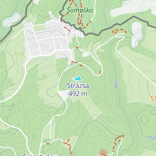 Map of Strázsa