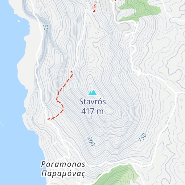 Map of Stavrós