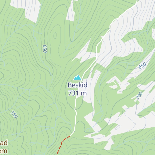 Map of Beskid