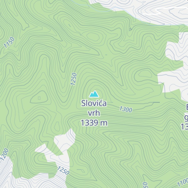 Map of Slovića vrh