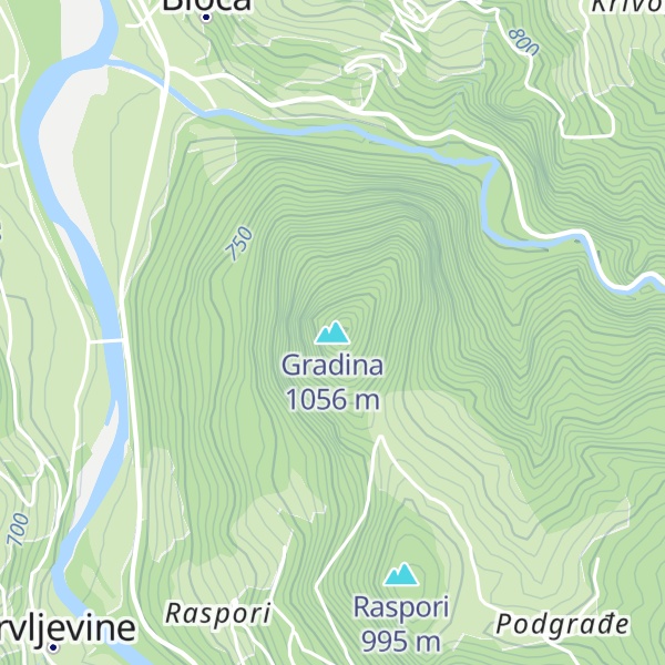 Map of Gradina