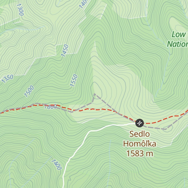 Map of Homôľka