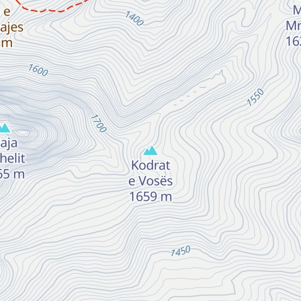 Map of Kodrat e Vosës