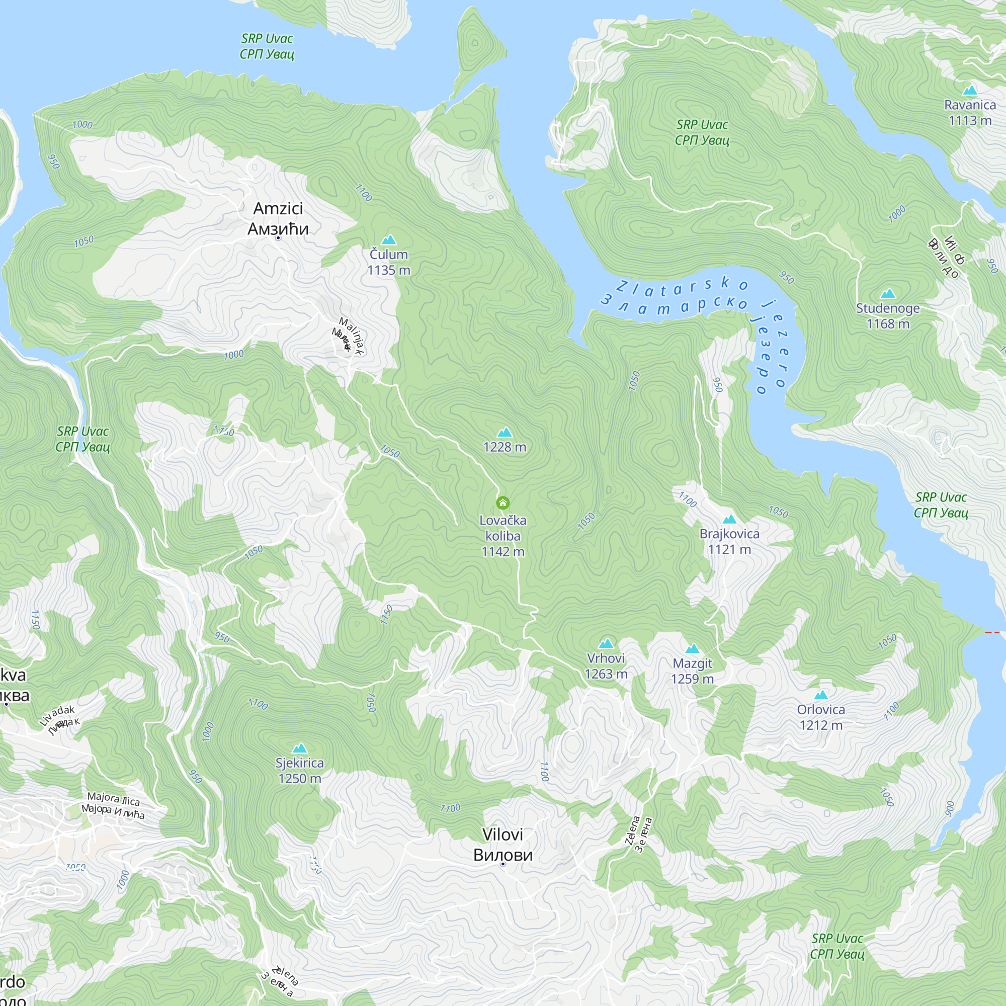 Lovačka koliba map