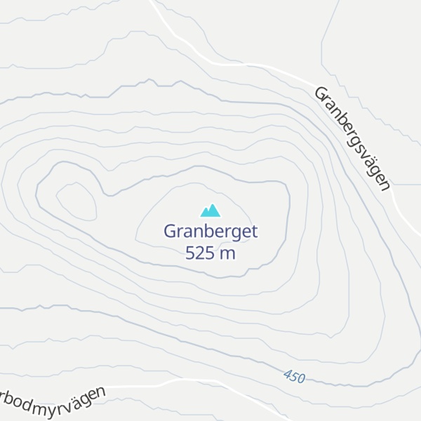 Map of Granberget