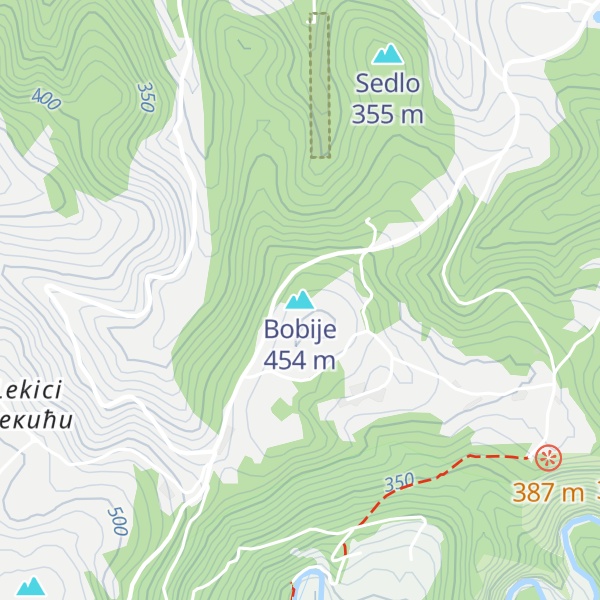 Map of Bobije